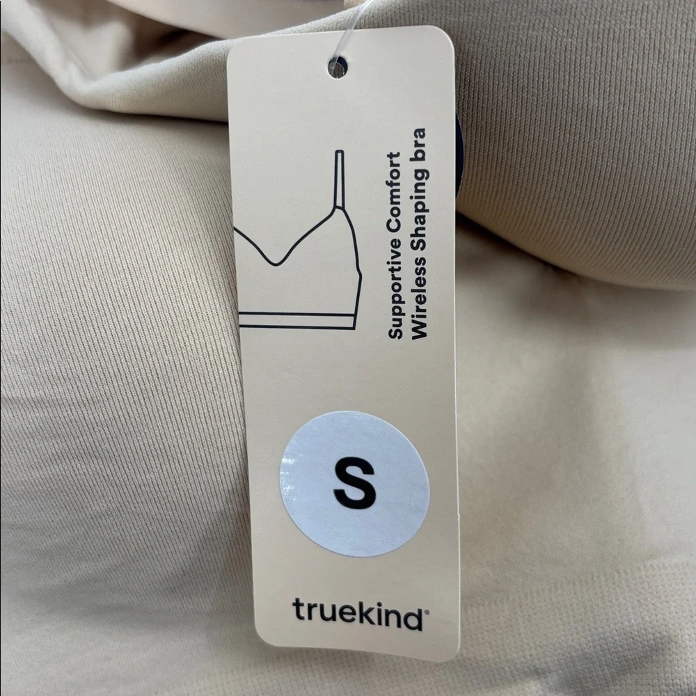 Truekind Supportive Comfort Wireless Shaping‎ Bra 2 pack in chai size S NWT